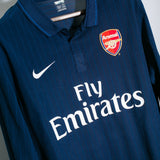 Arsenal 2009-10 Vela Long Sleeve Away Kit (L)