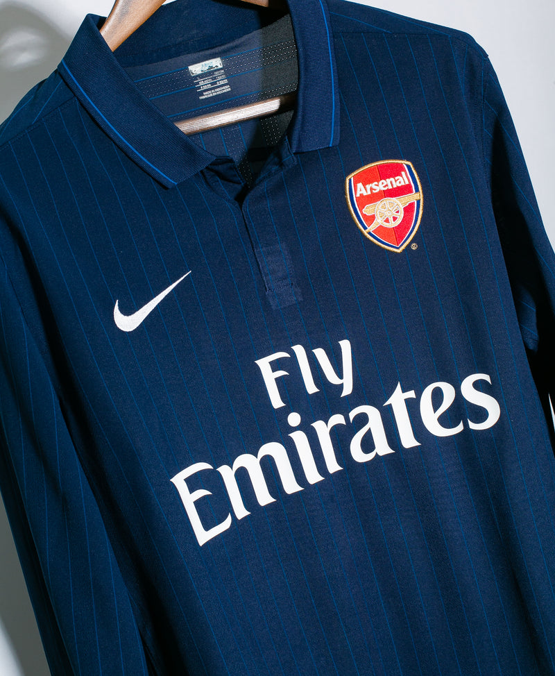 Arsenal 2009-10 Vela Long Sleeve Away Kit (L)