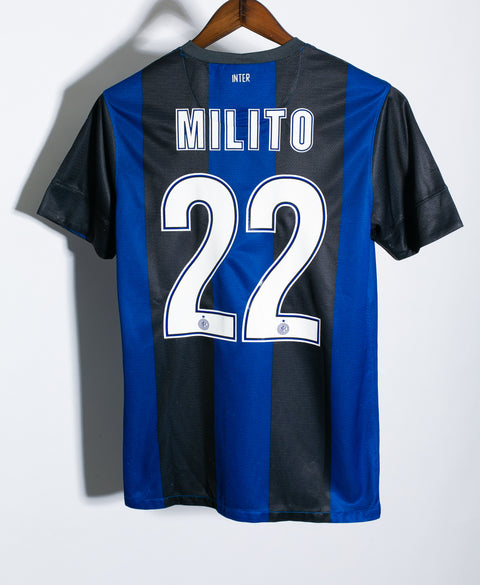 Inter Milan 2012-13 Milito Home Kit (S)