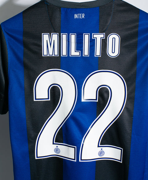 Inter Milan 2012-13 Milito Home Kit (S)