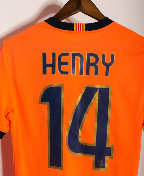 Barcelona 2009-10 Henry Away Kit (S)