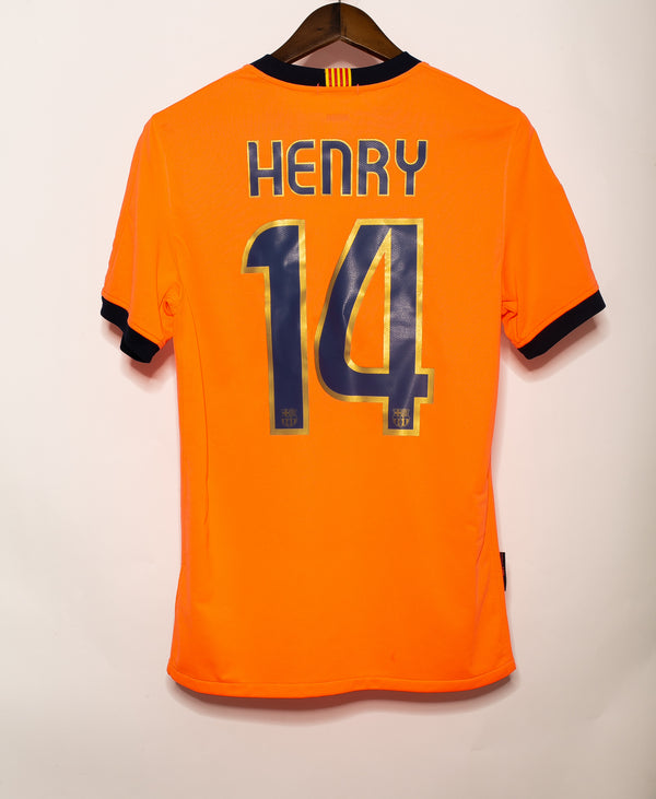 Barcelona 2009-10 Henry Away Kit (S)