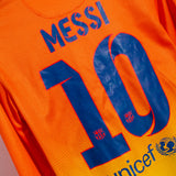 Barcelona 2012-13 Messi Long Sleeve Away Kit (S)