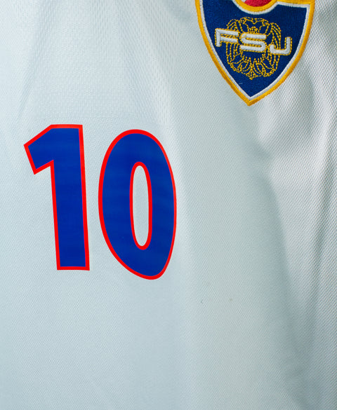 Yugoslavia 2000 Stojkovic Away Kit (M)