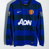 Manchester United 2011-12 Chicharito Long Sleeve Away Kit (S)