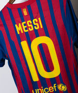 Barcelona 2011-12 Messi Home Kit (S)