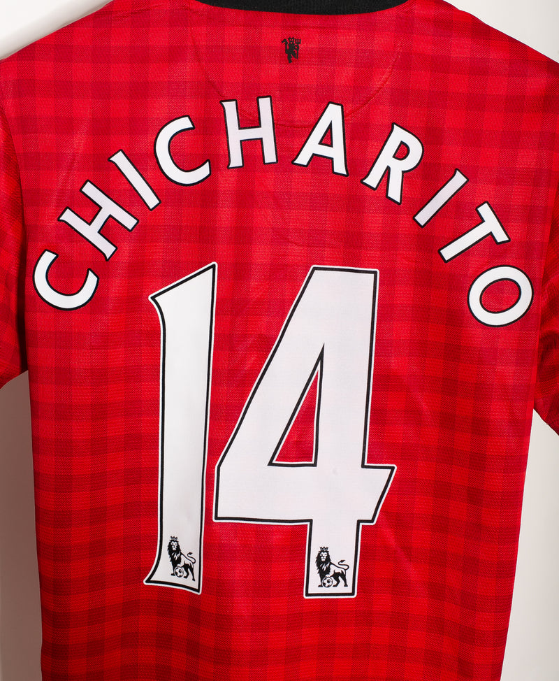 Nike Manchester United Home Jersey 2012-13 Red CHICHARITO #14 Men