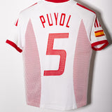 Spain 2002 Puyol Away Kit (YL)