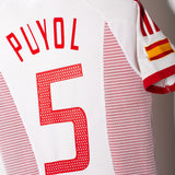 Spain 2002 Puyol Away Kit (YL)