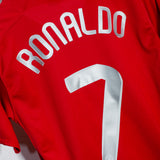 Manchester United 2007-08 Ronaldo Home Kit (M)