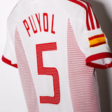 Spain 2002 Puyol Away Kit (YL)
