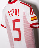 Spain 2002 Puyol Away Kit (YL)