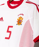 Spain 2002 Puyol Away Kit (YL)