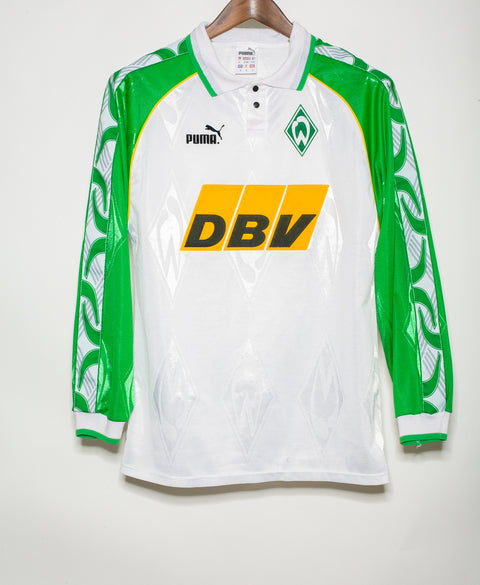 Werder Bremen 1995-96 Long Sleeve Home Kit (S)