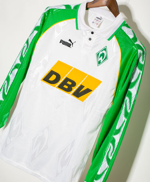 Werder Bremen 1995-96 Long Sleeve Home Kit (S)