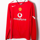 Manchester United 2004-05 Ronaldo Long Sleeve Home Kit (L)