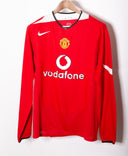 Manchester United 2004-05 Ronaldo Long Sleeve Home Kit (L)