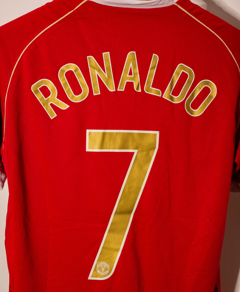 Ronaldo 7 Manchester United Home Retro Jersey 2006-07