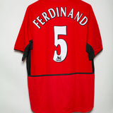 Manchester United 2003-04 Ferdinand Home Kit (XL)