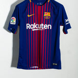 Barcelona 2017-18 Iniesta Special Home Kit (M)