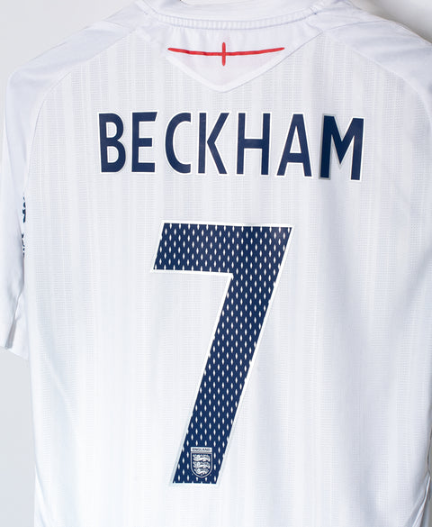 England 2008 Beckham Home Kit (M)