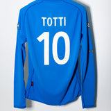 Italy 2002 Totti Long Sleeve Home Kit (L)