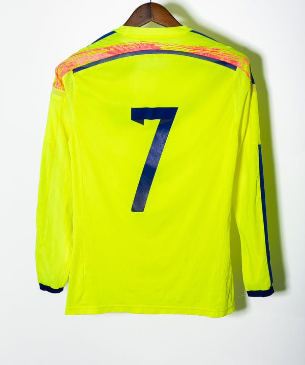 Japan 2014 Player Issue Long Sleeve Away Kit (S)