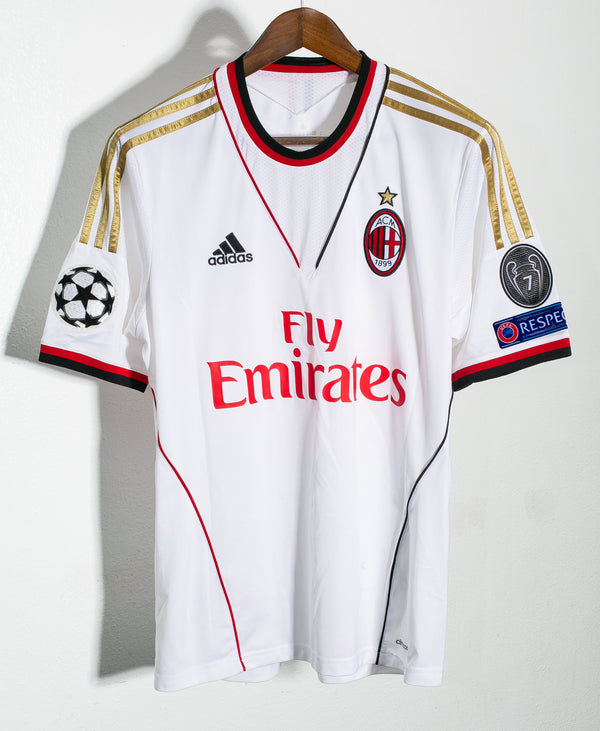 Adidas AC Milan 2013-2014 A.C. Milan Home Jersey Long Sleeve Kaka