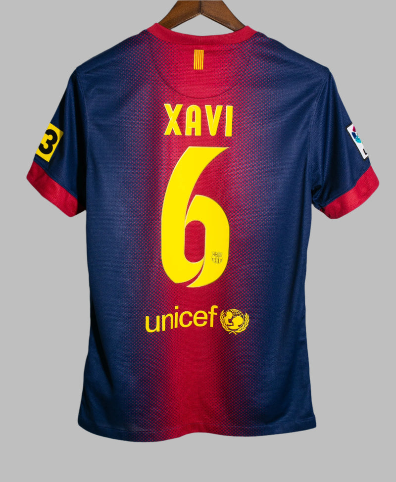 Barcelona 2012-13 Xavi Home Kit (S)