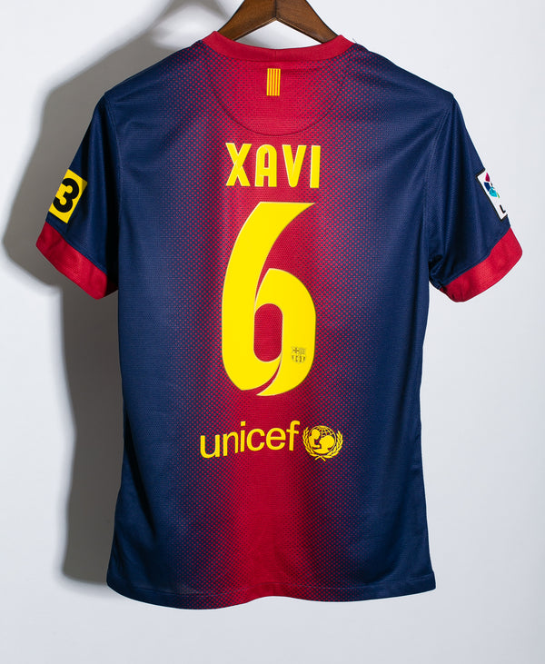 Barcelona 2012-13 Xavi Home Kit (S)