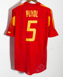 Spain 2004 Puyol Home Kit (L)
