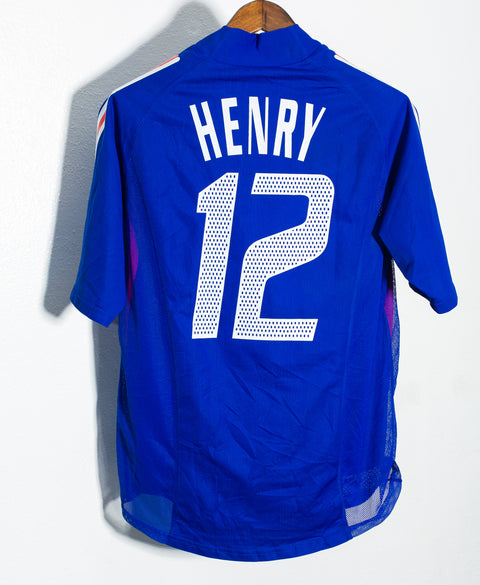 France 2002 Henry Player Issue Home Kit (M)