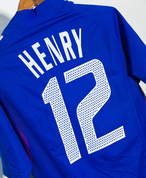 France 2002 Henry Player Issue Home Kit (M)