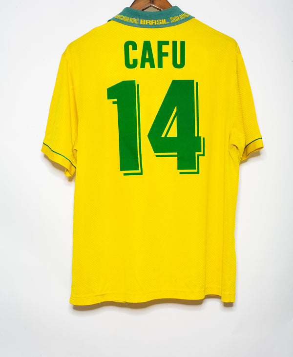 2018-2019 Brazil Nike Core Crest Tee (Yellow)