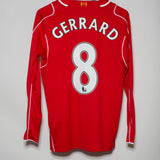 Liverpool 2014-15 Gerrard Long Sleeve Home Kit (M)