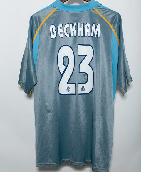 Real Madrid 2003-04 Beckham Third Kit (XL)