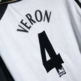 Manchester United 2001-02 Veron Away Reversible Kit (2XL)