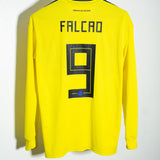Colombia 2018 Falcao Long Sleeve Home Kit (M)
