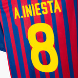 Barcelona 2011-12 Iniesta Home Kit (M)