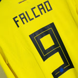 Colombia 2018 Falcao Long Sleeve Home Kit (M)