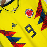 Colombia 2018 Falcao Long Sleeve Home Kit (M)