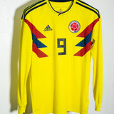 Colombia 2018 Falcao Long Sleeve Home Kit (M)