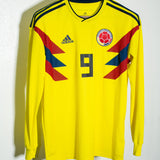 Colombia 2018 Falcao Long Sleeve Home Kit (M)
