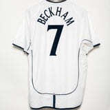England 2002 Beckham Home Kit (L)