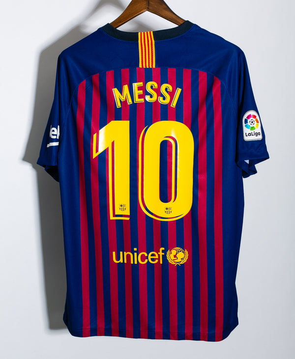 Barcelona 2018-19 Messi Home Kit (XL)