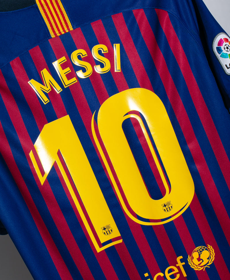 Barcelona 2018-19 Messi Home Kit (XL)