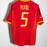 Spain 2002 Puyol Home Kit (L)