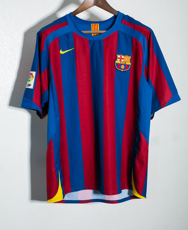 Barcelona 2005-06 Messi Home Kit (L)