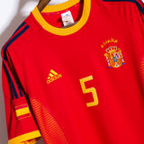 Spain 2002 Puyol Home Kit (L)