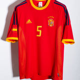 Spain 2002 Puyol Home Kit (L)